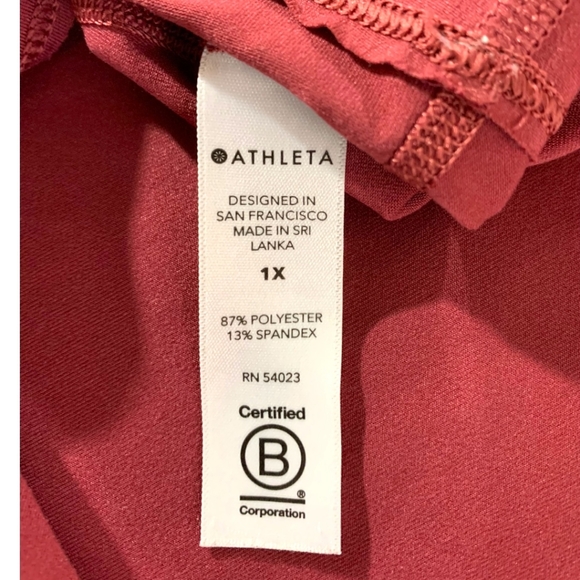 ATHLETA Deep Fuchsia Nitro Tank Top Size 1X - Picture 7 of 8